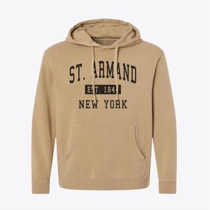 St. Armand New York Classic Established Pigment-Dyed Hoodie