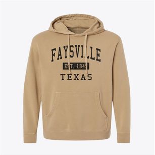 Faysville Texas Classic Established Pigment-Dyed Hoodie