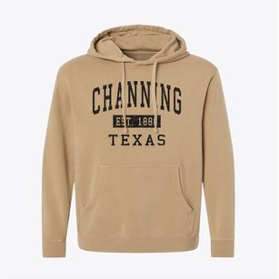 Channing Texas Classic Established Pigment-Dyed Hoodie