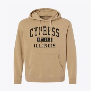 Cypress Illinois Classic Established Pigment-Dyed Hoodie