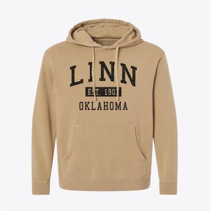 Linn Oklahoma Classic Established Pigment-Dyed Hoodie