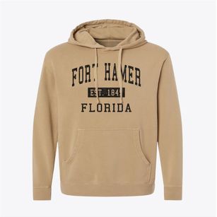 Fort Hamer Florida Classic Established Pigment-Dyed Hoodie