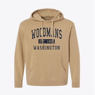 Woodmans Washington Classic Established Pigment-Dyed Hoodie