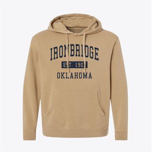 Ironbridge Oklahoma Classic Established Pigment-Dyed Hoodie