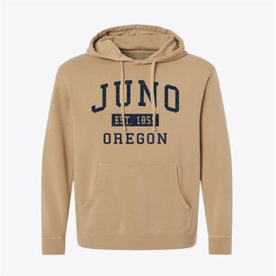 Juno Oregon Classic Established Pigment-Dyed Hoodie