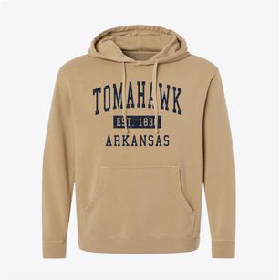 Tomahawk Arkansas Classic Established Pigment-Dyed Hoodie
