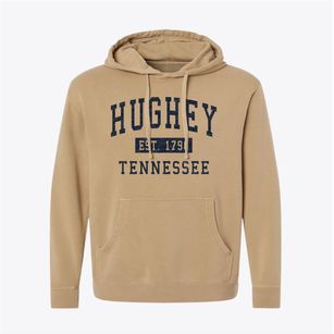 Hughey Tennessee Classic Established Pigment-Dyed Hoodie