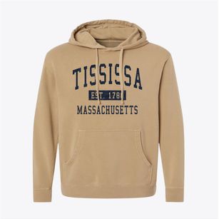 Tississa Massachusetts Classic Established Pigment-Dyed Hoodie