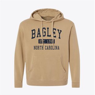 Bagley North Carolina Classic Established Pigment-Dyed Hoodie