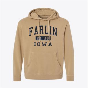 Farlin Iowa Classic Established Pigment-Dyed Hoodie