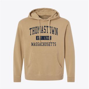 Thomastown Massachusetts Classic Established Pigment-Dyed Hoodie