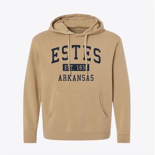 Estes Arkansas Classic Established Pigment-Dyed Hoodie