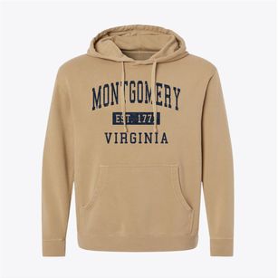 Montgomery Virginia Classic Established Pigment-Dyed Hoodie