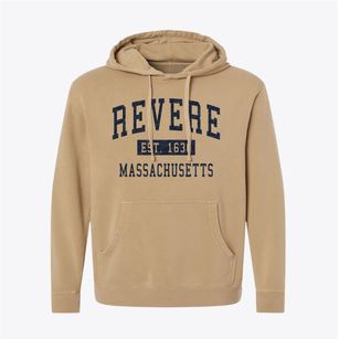 Revere Massachusetts Classic Established Pigment-Dyed Hoodie