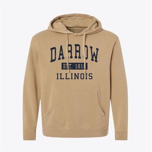 Darrow Illinois Classic Established Pigment-Dyed Hoodie