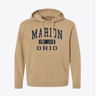 Marion Ohio Classic Established Pigment-Dyed Hoodie