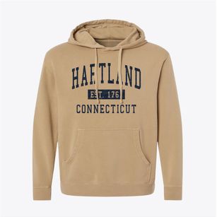 Hartland Connecticut Classic Established Pigment-Dyed Hoodie