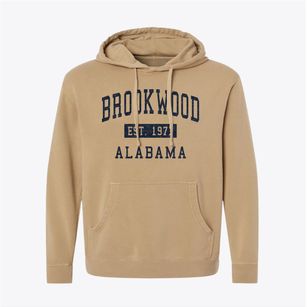 Brookwood Alabama Classic Established Pigment-Dyed Hoodie