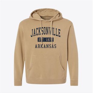 Jacksonville Arkansas Classic Established Pigment-Dyed Hoodie