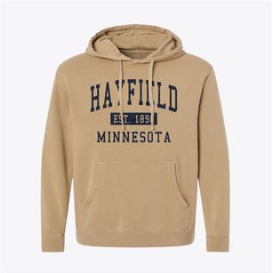 Hayfield Minnesota Classic Established Pigment-Dyed Hoodie