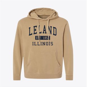 Leland Illinois Classic Established Pigment-Dyed Hoodie