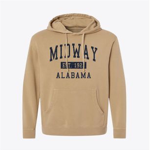 Midway Alabama Classic Established Pigment-Dyed Hoodie