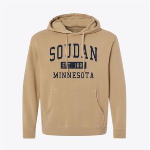 Soudan Minnesota Classic Established Pigment-Dyed Hoodie