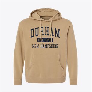 Durham New Hampshire Classic Established Pigment-Dyed Hoodie