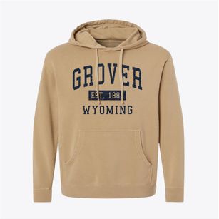 Grover Wyoming Classic Established Pigment-Dyed Hoodie
