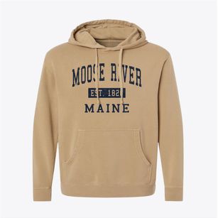 Moose River Maine Classic Established Pigment-Dyed Hoodie