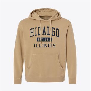 Hidalgo Illinois Classic Established Pigment-Dyed Hoodie