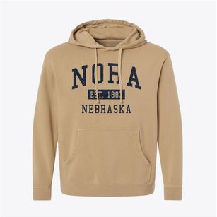 Nora Nebraska Classic Established Pigment-Dyed Hoodie