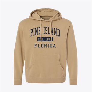 Pine Island Florida Classic Established Pigment-Dyed Hoodie
