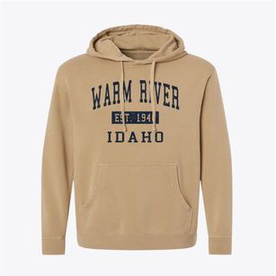 Warm River Idaho Classic Established Pigment-Dyed Hoodie