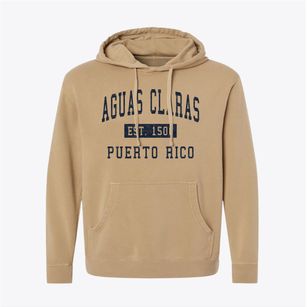 Aguas Claras Puerto Rico Classic Established Pigment-Dyed Hoodie