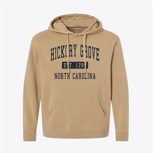 Hickory Grove North Carolina Classic Established Pigment-Dyed Hoodie