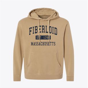 Fiberloid Massachusetts Classic Established Pigment-Dyed Hoodie