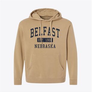 Belfast Nebraska Classic Established Pigment-Dyed Hoodie