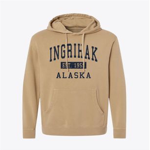 Ingrihak Alaska Classic Established Pigment-Dyed Hoodie