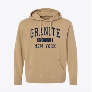 Granite New York Classic Established Pigment-Dyed Hoodie