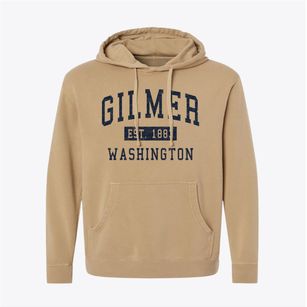 Gilmer Washington Classic Established Pigment-Dyed Hoodie