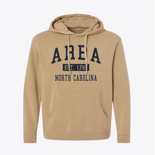 Arba North Carolina Classic Established Pigment-Dyed Hoodie