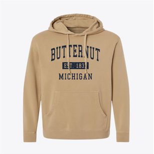 Butternut Michigan Classic Established Pigment-Dyed Hoodie