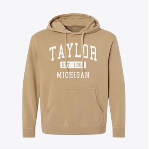 Taylor Michigan Classic Established Pigment-Dyed Hoodie