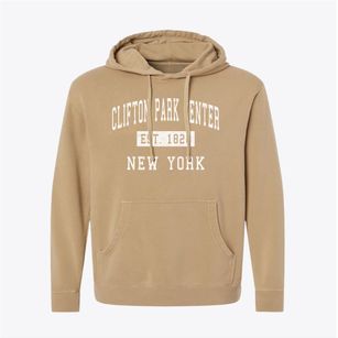 Clifton Park Center New York Classic Established Pigment-Dyed Hoodie