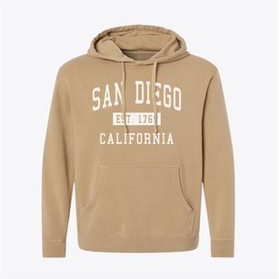 San Diego California Classic Established Pigment-Dyed Hoodie