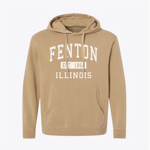 Fenton Illinois Classic Established Pigment-Dyed Hoodie