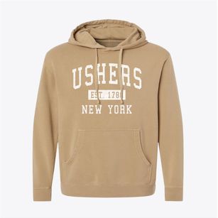 Ushers New York Classic Established Pigment-Dyed Hoodie