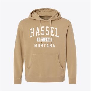 Hassel Montana Classic Established Pigment-Dyed Hoodie