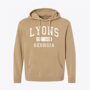 Lyons Georgia Classic Established Pigment-Dyed Hoodie